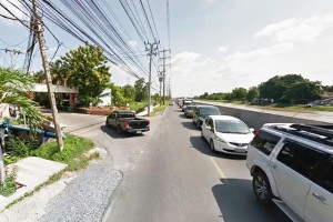 ที่ดิน ขาย ที่ดินราคาถูกปากเกร็ด ต.บ้านใหม่ปากเกร็ด ใกล้โรบินสันศรีสมาน Cheapest-land-in-BanMai-PakKret Cheapest-Land-for-sale-Only-600-meters-fromMuangThongThani