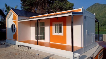 ขาย บ้าน น็อคดาวน์ เหมาะสำหรับบ้านพักอาศัย บ้านพักคนงาน บ้านสวนรีสอร์ท ทำโฮมออฟฟิศ